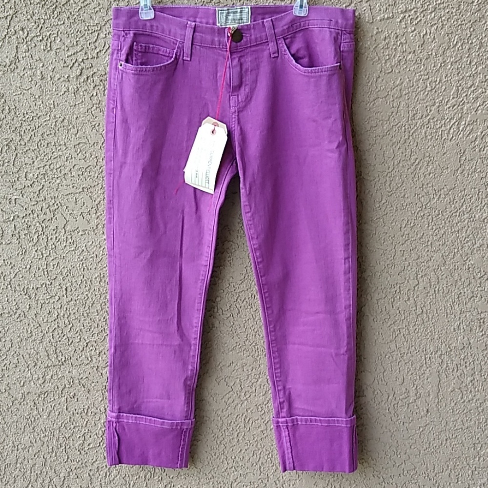 NWT Current/Elliott The Beatnik Jean Purple 29